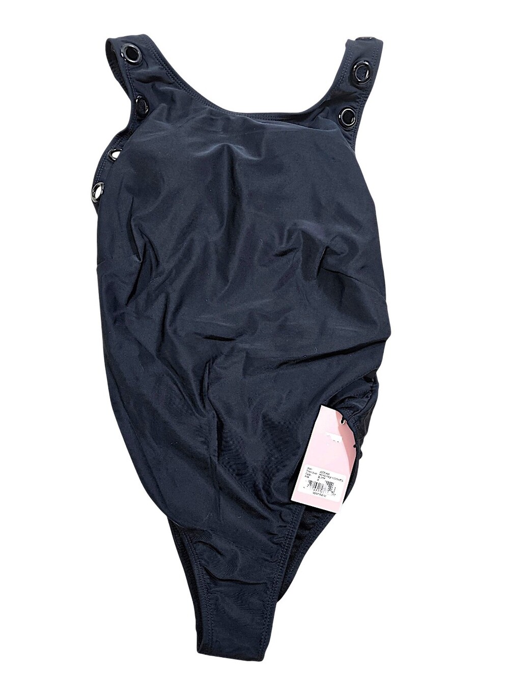Juicy Couture Black High Neck Swimsuit S NWT